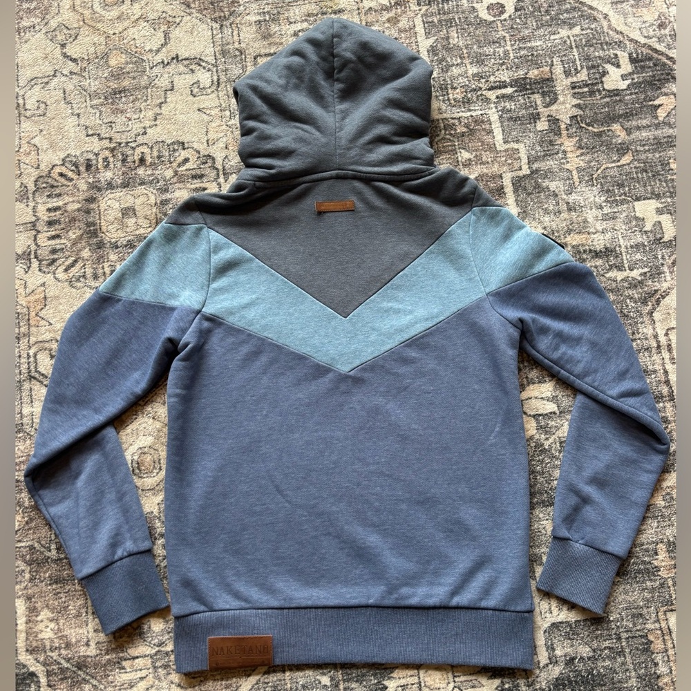 Naketano Men's Two-Tone Hoodie Sweatshirt‎ Size Small - Picture 8 of 10